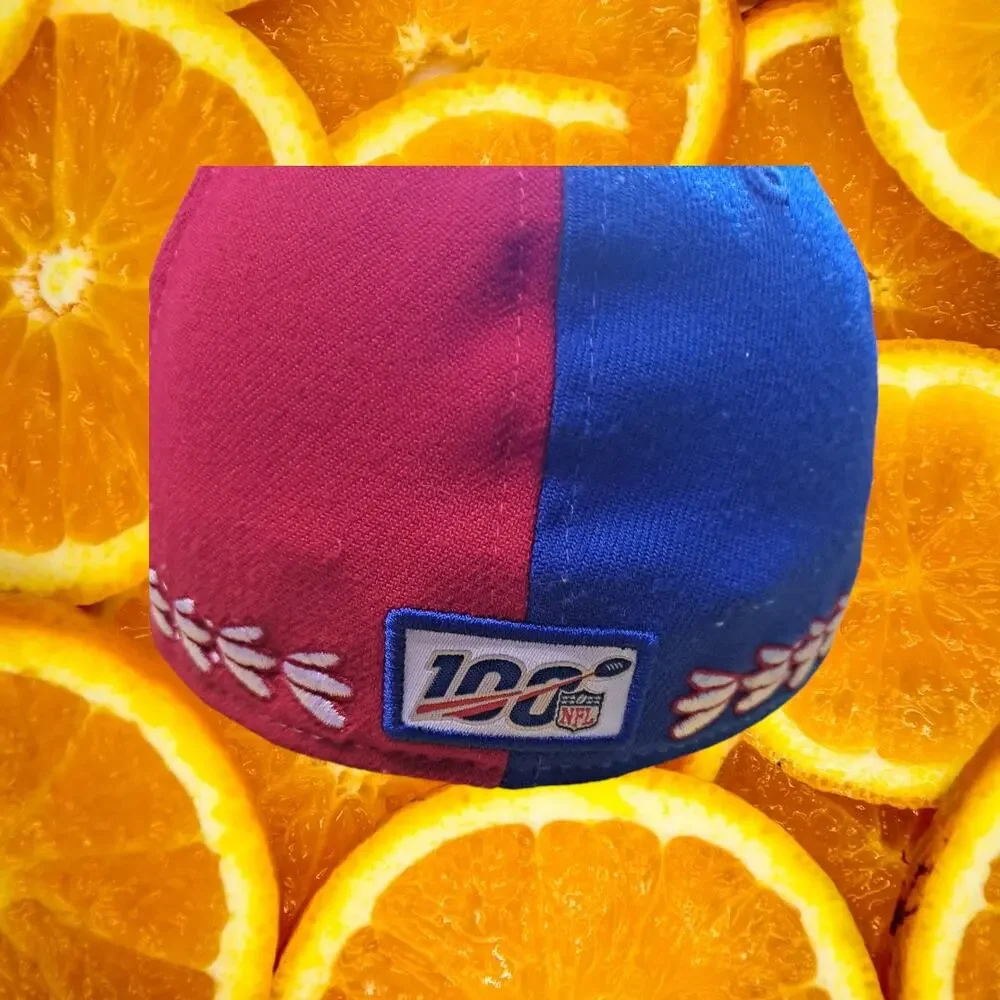 New Era New York Giants‎ NFL 100 Years Fitted Baseball Hat Cap Size Youth/Child